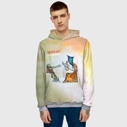 Мужская толстовка 3D Пикник - Египтянин - фото 2