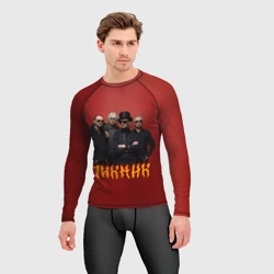 Мужской рашгард 3D Группа Пикник - фото 2