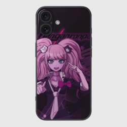 Чехол для iPhone 16 силиконовый с защитой камеры Джунко Эношима Данганронпа