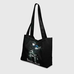 Пляжная сумка 3D Леви Аккерман Атака на титанов - фото 2