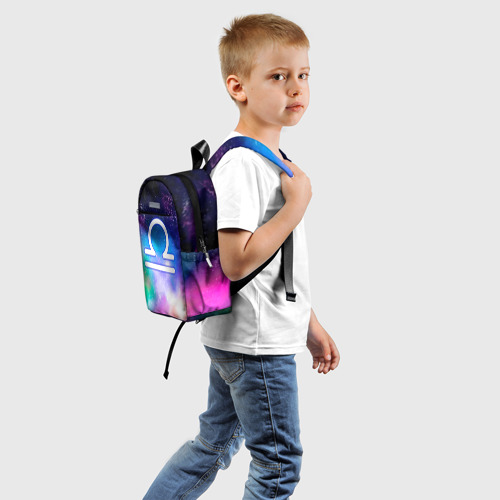 Детский рюкзак 3D Весы / Libra, Знак зодиака - фото 2