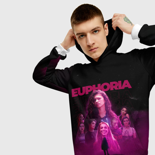 Мужская толстовка 3D Euphoria team - фото 5