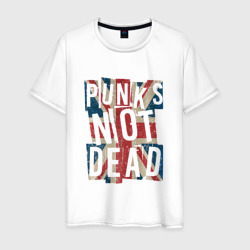 Мужская футболка хлопок Punks not dead