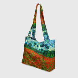 Пляжная сумка 3D Поле с маками, Ван Гог - фото 2