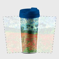 Термокружка-непроливайка Поле с маками, Ван Гог - фото 2