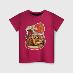 Детская футболка хлопок Nissan vs beaver