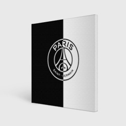 Холст квадратный ФК ПСЖ PSG black & white