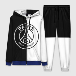 Женский костюм 3D ФК ПСЖ PSG black & white