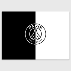 Поздравительная открытка ФК ПСЖ PSG black & white