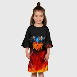 Детское платье 3D Ария в огне - фото 2