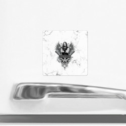 Магнит с принтом Кипелов — Валерий Кипелов для любого человека, вид спереди №2. Цвет основы: белый