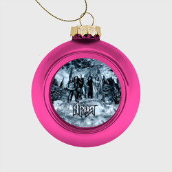 Ёлочный шар стеклянный/пластиковый Группа Ария