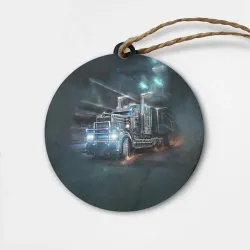 Деревянная игрушка круг Neo truck