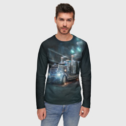 Мужской лонгслив 3D Neo truck - фото 2