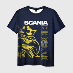Мужская футболка 3D Scania king of the road