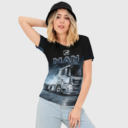 Женская футболка 3D Slim Man фура - фото 2