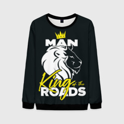Мужской свитшот 3D Man king of the roads
