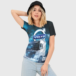 Женская футболка 3D Slim Volvo truck - фото 2
