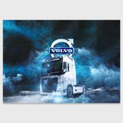 Поздравительная открытка Volvo truck