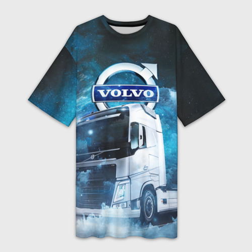 Платье-футболка 3D Volvo truck