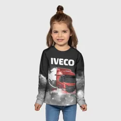 Детский лонгслив 3D Iveco truck - фото 2