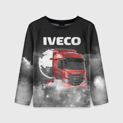 Детский лонгслив 3D Iveco truck