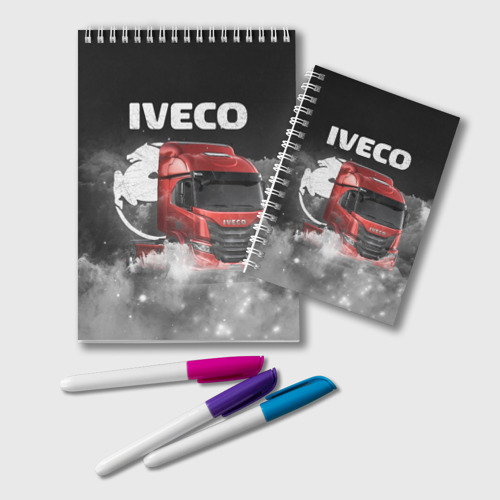 Блокнот Iveco truck, цвет клетка