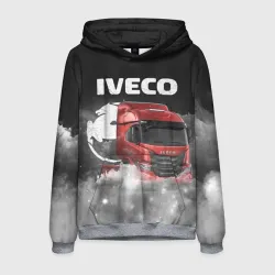 Мужская толстовка 3D Iveco truck