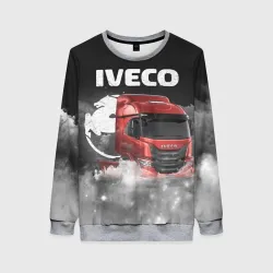 Женский свитшот 3D Iveco truck