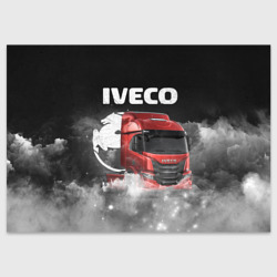 Поздравительная открытка Iveco truck