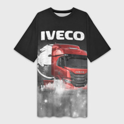Платье-футболка 3D Iveco truck