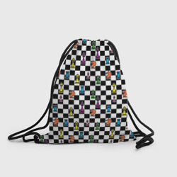 Рюкзак-мешок 3D Яркая шахматная доска