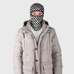 Балаклава 3D Яркая шахматная доска - фото 2