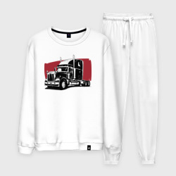 Мужской костюм хлопок Truck red