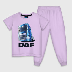 Детская пижама хлопок Daf Truck