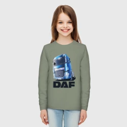 Детский лонгслив хлопок Daf Truck - фото 2
