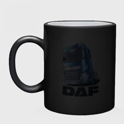 Кружка хамелеон Daf Truck - фото 2