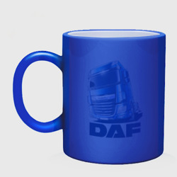 Кружка хамелеон Daf Truck - фото 2