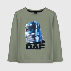 Детский лонгслив хлопок Daf Truck