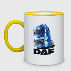 Кружка двухцветная Daf Truck