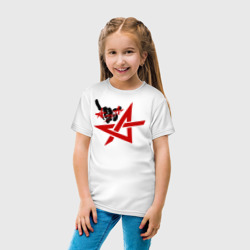 Детская футболка хлопок Алиса коза - фото 2