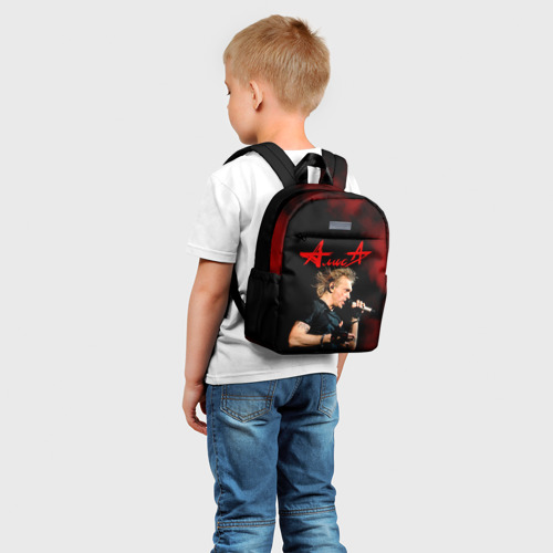 Детский рюкзак 3D с принтом Константин Кинчев - Алиса, фото на моделе #1