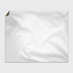 Плед с принтом Аксолотль для любого человека, вид спереди №4. Цвет основы: 3d (велсофт)