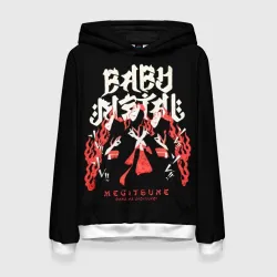 Женская толстовка 3D Trio metal