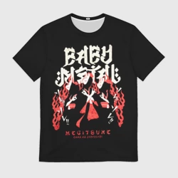 Мужская футболка 3D Trio metal