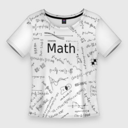Женская футболка 3D Slim University Math