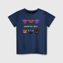 Детская футболка хлопок Geometry Dash
