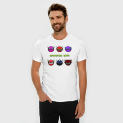 Мужская футболка хлопок Slim Geometry Dash - фото 2