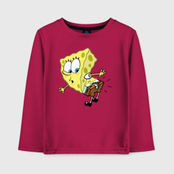 Детский лонгслив хлопок Спанч Боб
