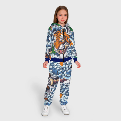Детский 3D костюм с принтом Тигр, вид сбоку #3